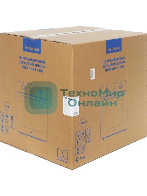 Духовой шкаф электрический Hyundai HEO 45411 BE стекло бежевое