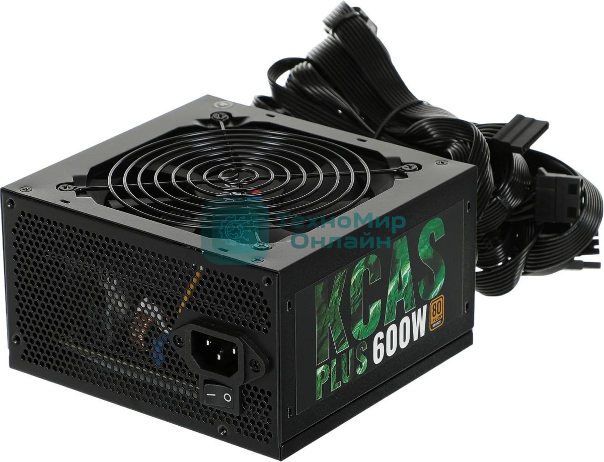 Блок питания Aerocool/Formula KCAS PLUS 600W, 600Вт, 80 PLUS Bronze, 120мм, черный