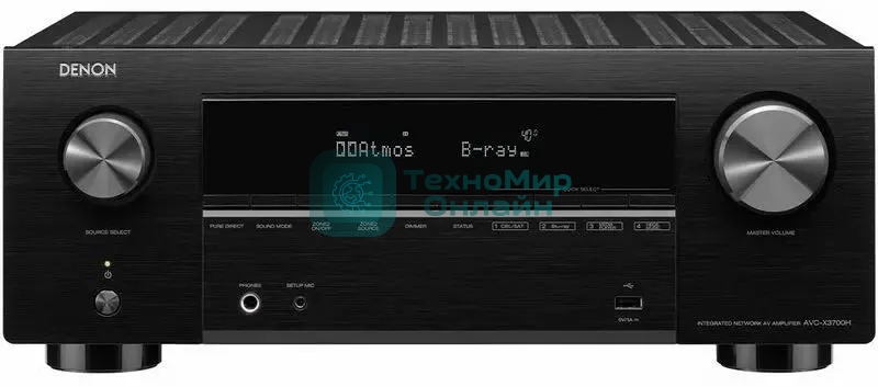 Ресивер AV Denon AVC-X3700H 9.2 черный