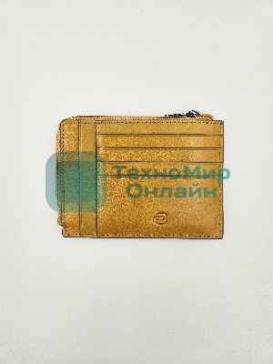 Картхолдер Piquadro Blue Square PU1243B2R/G шафрановый, натуральная кожа