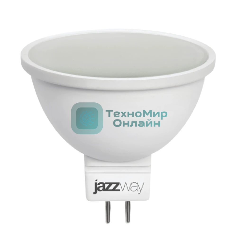 Лампа светодиодная JazzWay PLED-SP JCDR 7Вт 3000К теплый белый GU5.3 520лм 230В