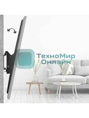 Кронштейн для телевизора Hama 00220844 черный, 37