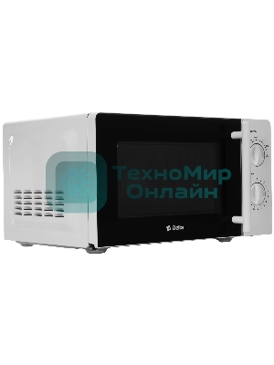 Микроволновая печь Delta DL-86L20 белый, 20 л, 700 Вт, переключатели - поворотный механизм