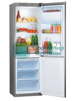 Холодильник Pozis RD-149 серебристый металлик двухкамерный 240/130 л морозилка снизу