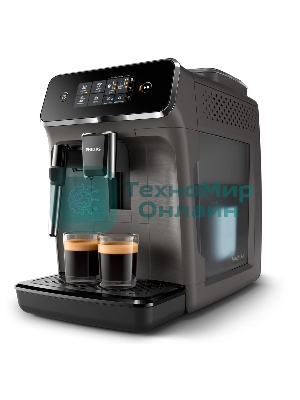 Кофемашина автоматическая Philips EP2224/10 черный, исп. кофе - молотый/зерновой, 1.8 л, 1500 Вт, 15 Бар.
