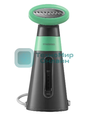 Отпариватель Starwind STG1200 серый/зеленый, 800 Вт, 20 г/мин, 150 мл