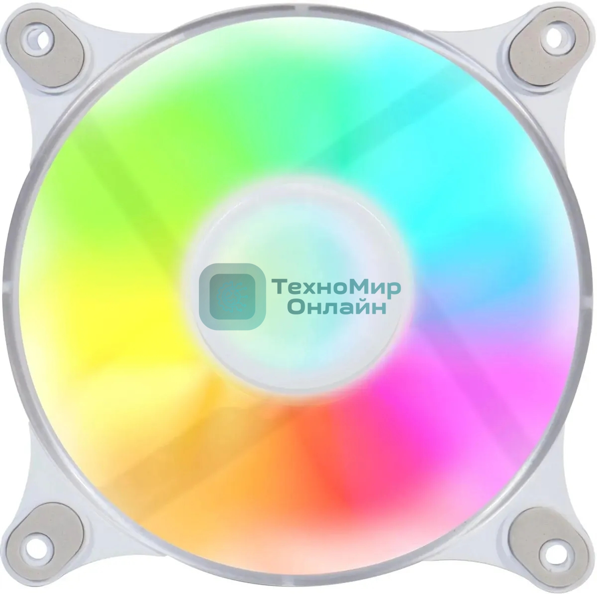 Вентилятор для корпуса GMNG GG-CF120ARGb4-PWMWH белый, 120 мм, 2000 об/мин, 26 дБ, 4 pin