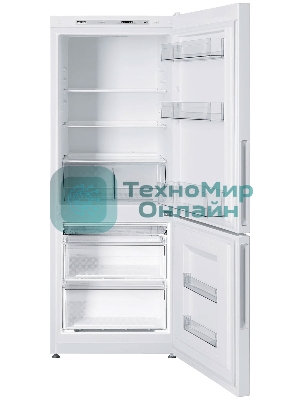 Холодильник Atlant ХМ-4609-101, двухкамерный 182/79л морозилка снизу, капельная система, белый