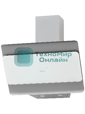 Вытяжка наклонная Krona Uran 600 DN White 4S белый, 60 см, 950 куб. м/ч, 68 дБ