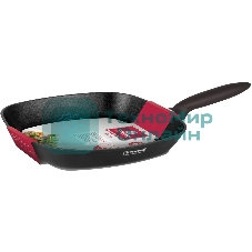 Сковорода-гриль Rondell Tierno RDA-1579, 28 см, без крышки, черный