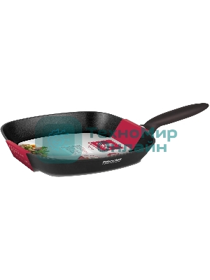 Сковорода-гриль Rondell Tierno RDA-1579, 28 см, без крышки, черный