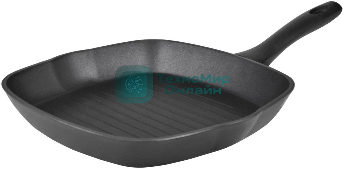 Сковорода-гриль Rondell RDA-762, 28х28 см, без крышки, черный