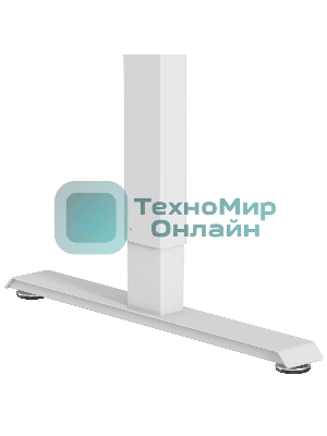 Стол компьютерный Cactus CS-EDL-WWD столешница МДФ дуб молочный каркас белый