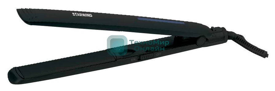 Выпрямитель для волос Starwind SHE5600 черный, 200 °C, 1 режим