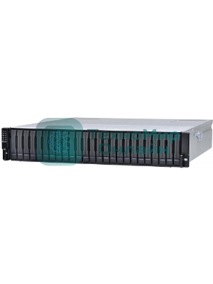 Система хранения данных INFORTREND EonStor JB3025RBA0-8U32 Expansion Enclosure JB3025B (2U, Dual Redundant Controller, 25x2.5 trays, 8x SAS ports 12Gbps, 2xFAN module, 2x460W, 2x cables 50cm SFF8644 to SFF8644, Rackmount kit)