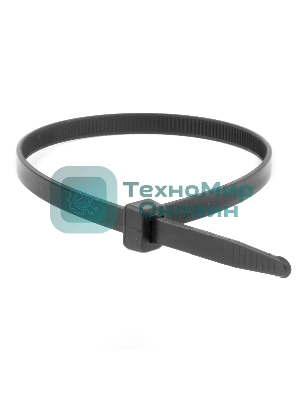 Хомут кабельный DKC 25329SR 7.6х450 полиамид черный (уп. 100 шт)