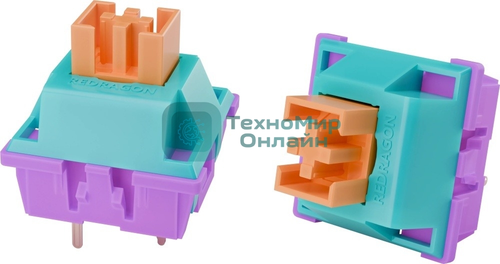 Переключатели Redragon Bullet R фиол.-голуб.,24 шт.