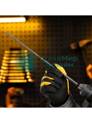 Бур по бетону Denzel цельная крестовая пластина, 6x315 мм, SDS PLUS