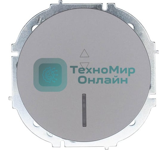 Выключатель проходной 1-кл. LEZARD СП OSEN 10А IP20 с подсветкой, механизм, серый матовый 743-7488-114