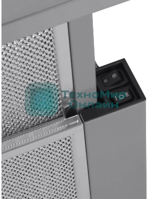 Вытяжка встраиваемая Maunfeld VS Light 60 нержавеющая сталь, 60 см, 520 куб. м/ч, 56 дБ