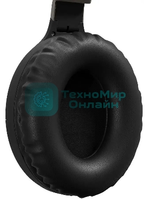 Беспроводные/проводные наушники Digma BT-16 черный, накладные, Bluetooth + проводной, складная конструкция, до 10 ч