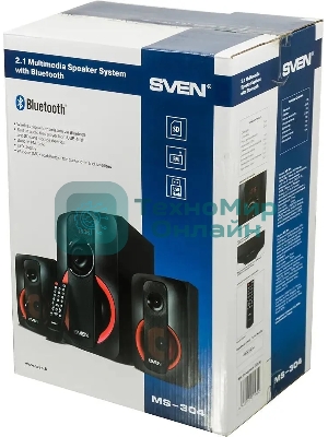 Акустическая система SVEN MS-304 черный ~ 230 В, 50 Гц, сабвуфер: 159х 272 х 245, вес 3,3