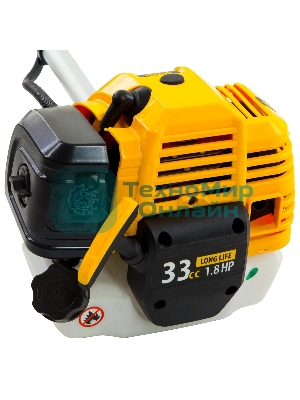 Триммер бензиновый Denzel DT 33 33см3 1.8 лс. неразъемная штанга состоит из 2 частей