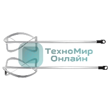 Комплект насадок для строительного миксера Denzel 2 шт., 220х560 мм, оцинкованные, хвостовик HEX13