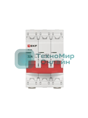 Выключатель нагрузки 3п 32А ВН-63N PROxima EKF S63332