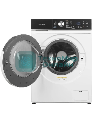 Стиральная машина Hyundai WFD8216 белый, загрузка фронтальная 8/5 кг (с сушкой), 1200 об/мин, класс: A+++