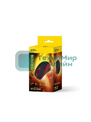 Мышь проводная Perfeo ORION черный/красный, 1000 dpi, USB, кнопки - 3