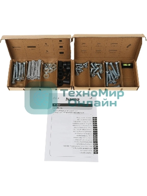 Кронштейн для телевизора Hama 00220844 черный, 37