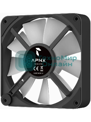 Вентилятор для корпуса Aerocool / Formula APNX FP2-120 PWM ARGb черный, 120 мм, 1800 об/мин, 33 дБ, 4 pin