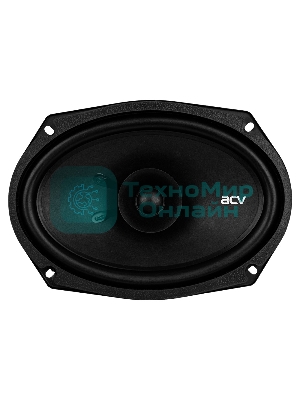 Колонки автомобильные ACV PD-691 BEATS (без решетки) 240Вт 91дБ 4Ом 16x23см (6x9дюйм) (ком.:2кол.) коаксиальные однополосные