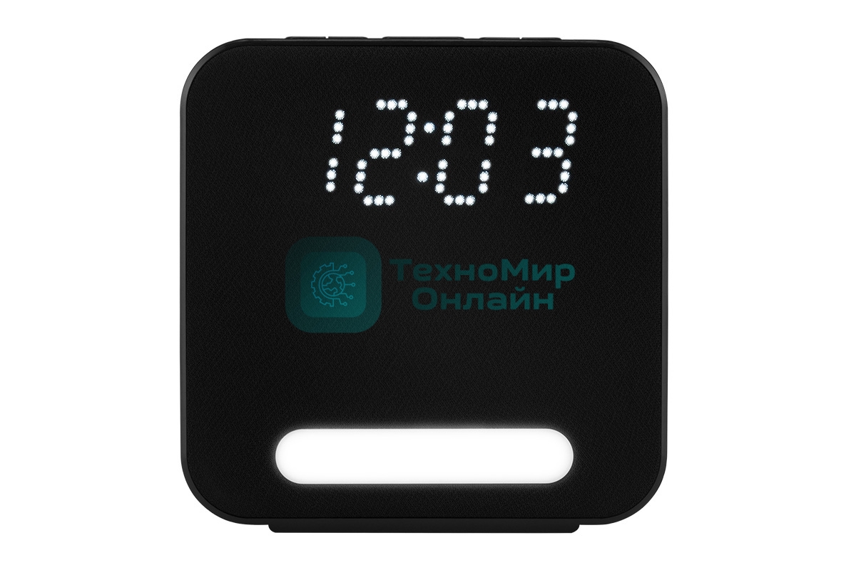 Радиобудильник Harper HCLK-2060 черный - белый led