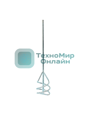 Миксер насадка PATRIOT MP485 для сухих и строит. смесей, оцинкованный, 80x400 мм, хвостовик 8 мм.