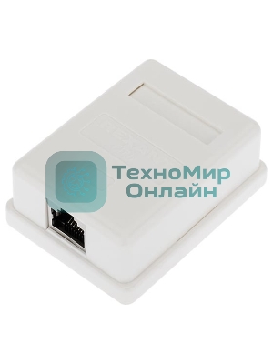 Рoзетка компьютерная внешняя Rexant 1-порт RJ-45 (8P8C), FTP экранированная, категория 6