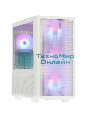 Компьютерный корпус Deepcool CH560 WH без БП, боковое окно (закаленное стекло)