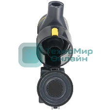 Пылесос вертикальный Centek CT-2573 черный/желтый, питание от аккумулятора, 215 Вт, уборка сухая, пылесборник 0.8 л, работа от АКБ max 45 мин