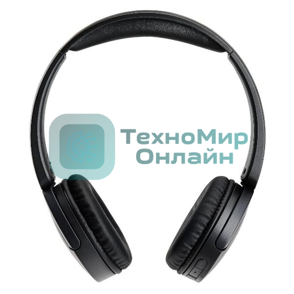 Беспроводные/проводные наушники Panasonic RB-HF630BG-K черный, накладные, Bluetooth + проводной, быстрая зарядка