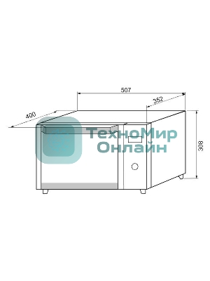 Электрическая мини-печь Krona OFEN 28 BL
