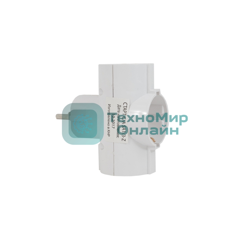 Сетевой адаптер СТАРТ SA1/3-Z, 3 розетки, до 16А, заземление, IP20, белый