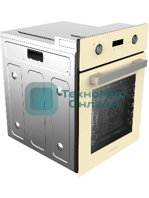 Духовой шкаф электрический Hyundai HEO 45411 BE стекло бежевое