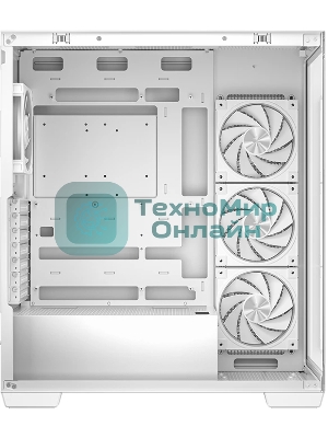 Компьютерный корпус Deepcool CG580 4F V2 WH без БП, боковое окно (панорама), 4x120мм ARGb PWM вентилятора, белый, ATX (R-CG580-WHADA4-G-2)