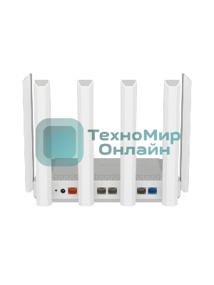 Мультигигабитный интернет-центр Netcraze Hero 5G (NC-4110) с модемом 5G, двумя слотами для SIM-карт, Mesh Wi-Fi 6 AX3000, Smart-коммутатором 1×2.5G и 4×1G, многофункциональными портами USB 3.0 и 2.0