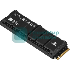 Накопитель SSD 4TB WD Black SN850P, M.2 2280, PCI-E 4x4, R/W - 7300/6600 MB/s 3D-NAND (Works with PS5)