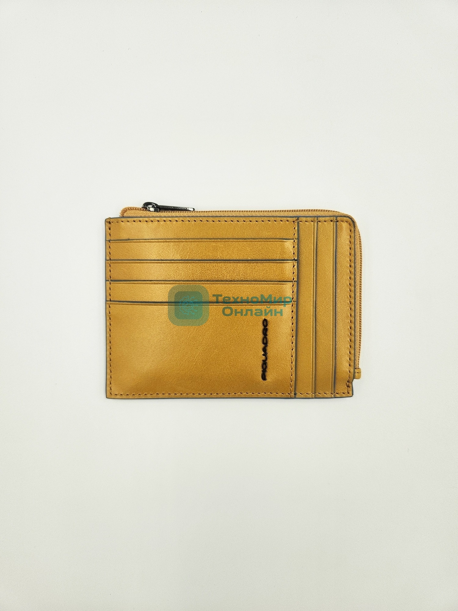 Картхолдер Piquadro Blue Square PU1243B2R/G шафрановый, натуральная кожа