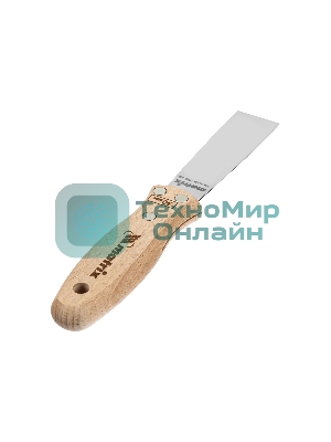 Шпательная лопатка Matrix из нержавеющей стали, 30 мм, буковая рукоятка, EFP 85608