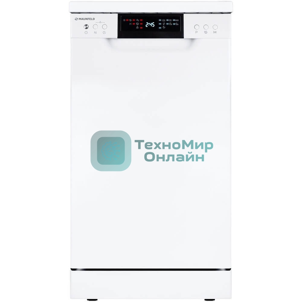 Посудомоечная машина Maunfeld MWF45220W, белый, 44.8 см, 10 компл., 49 дБ, класс A++
