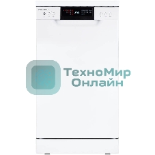 Посудомоечная машина Maunfeld MWF45220W, белый, 44.8 см, 10 компл., 49 дБ, класс A++